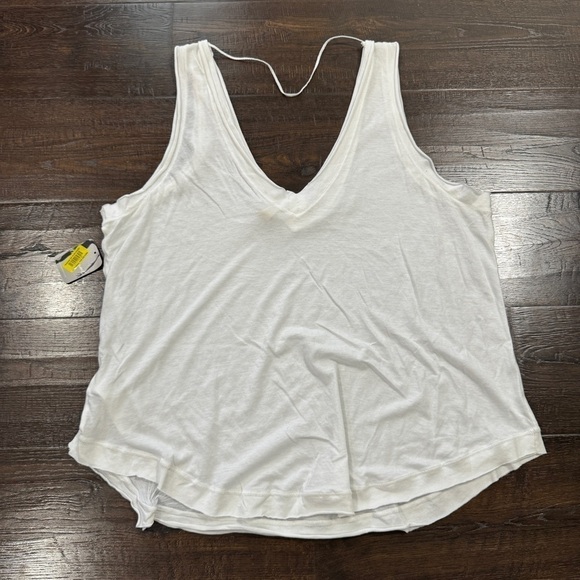 Free People Henry Active White Tank Top Size Small Women - Picture 4 of 9